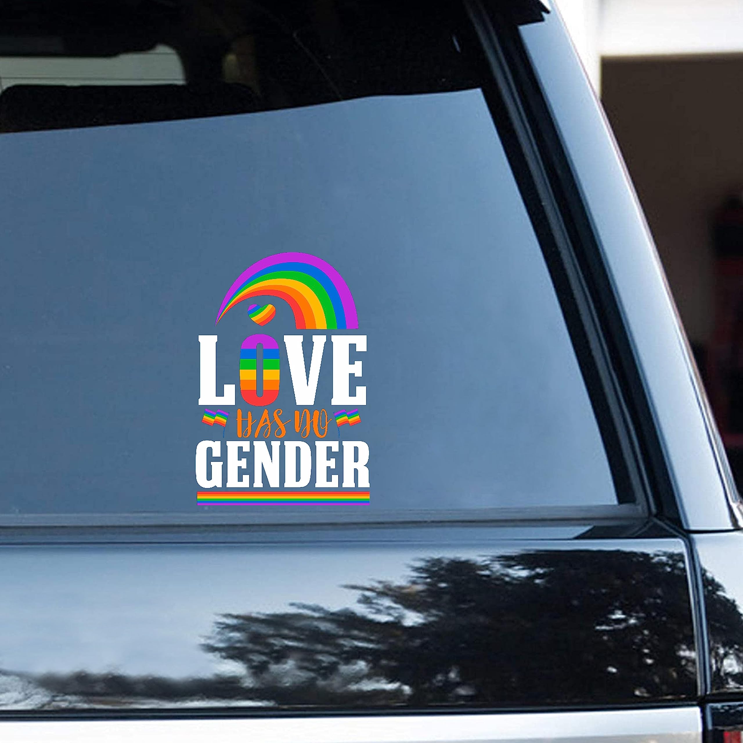 Amazon.com: Yelolyio Love HAS NO Gender Stickers for Water Bottles